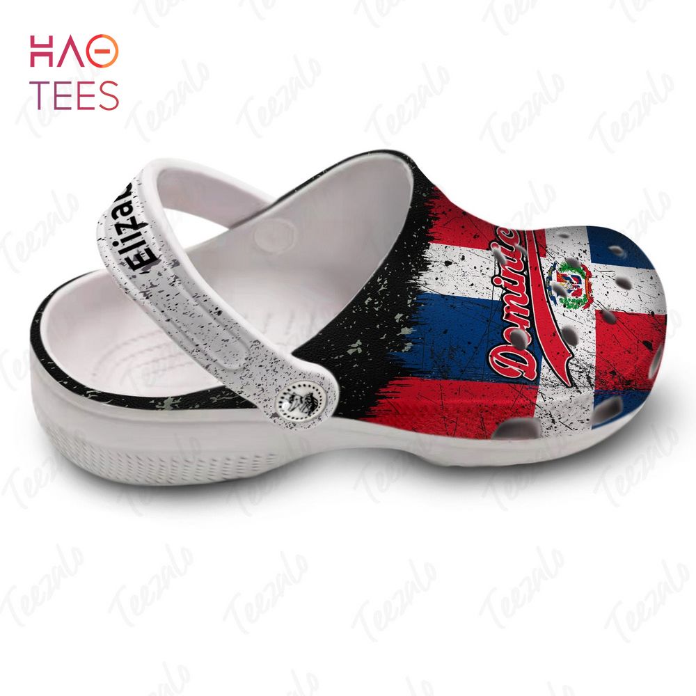 Merchidea Dominican Flag Crocs Crocband Clogs Shoes Comfortable For Men Women and Kids
