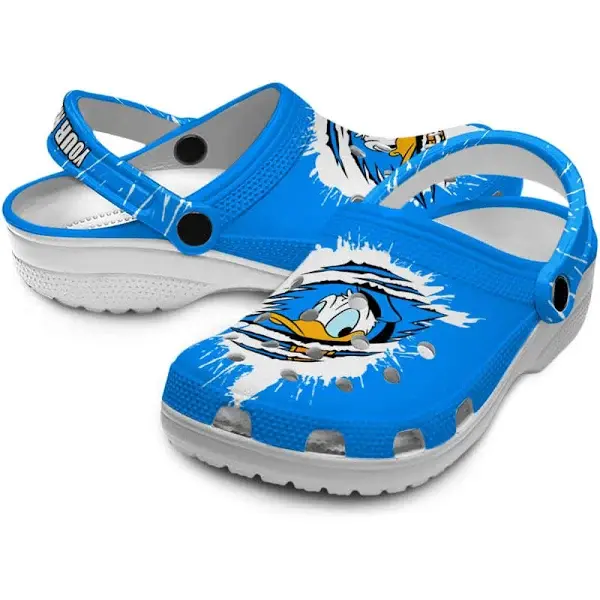 Merchidea Donald Duck Cartoon Crocs Crocband Clogs Shoes Comfortable For Men Women and Kids