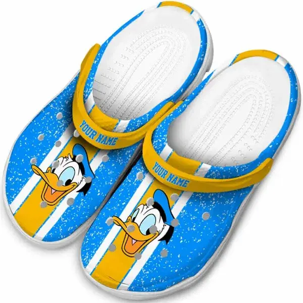 Merchidea Donald Duck Cartoon Crocs Crocband Clogs Shoes Comfortable For Men Women and Kids