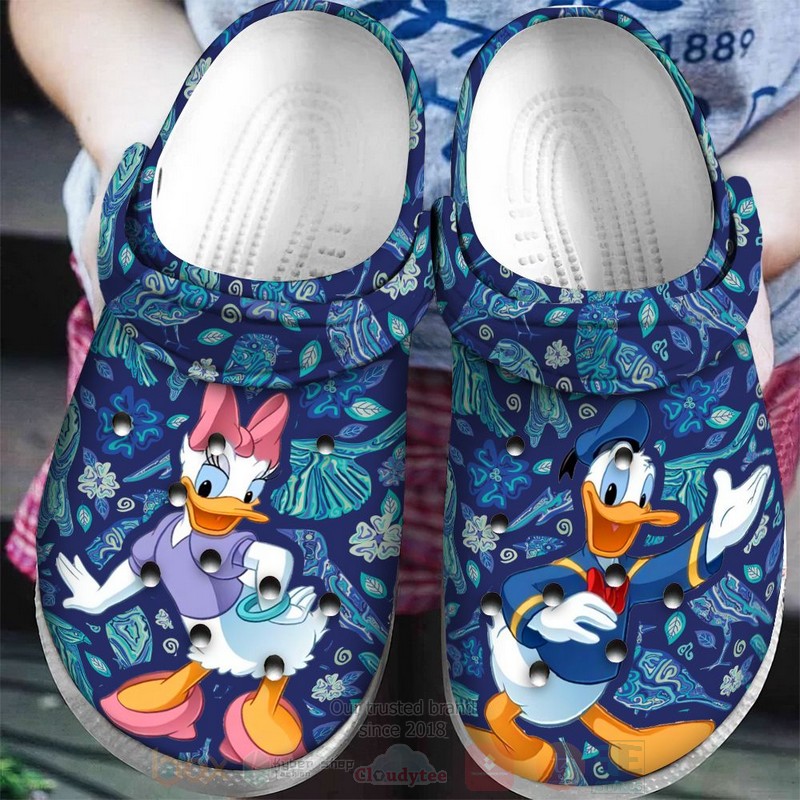 Merchidea Donald Duck Cartoon Crocs Crocband Clogs Shoes Comfortable For Men Women and Kids