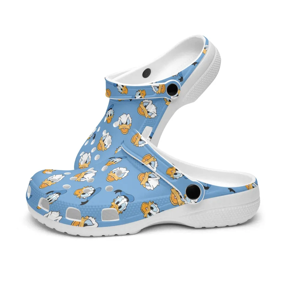 Merchidea Donald Duck Cartoon Crocs Crocband Clogs Shoes Comfortable For Men Women and Kids