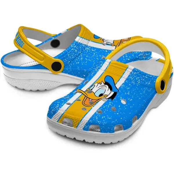 Merchidea Donald Duck Cartoon Crocs Crocband Clogs Shoes Comfortable For Men Women and Kids