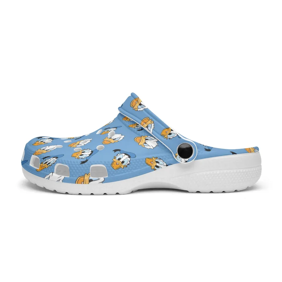 Merchidea Donald Duck Cartoon Crocs Crocband Clogs Shoes Comfortable For Men Women and Kids