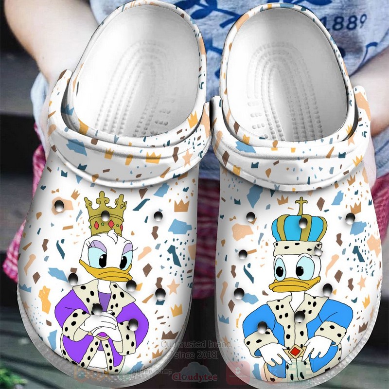 Merchidea Donald Duck Cartoon Crocs Crocband Clogs Shoes Comfortable For Men Women and Kids