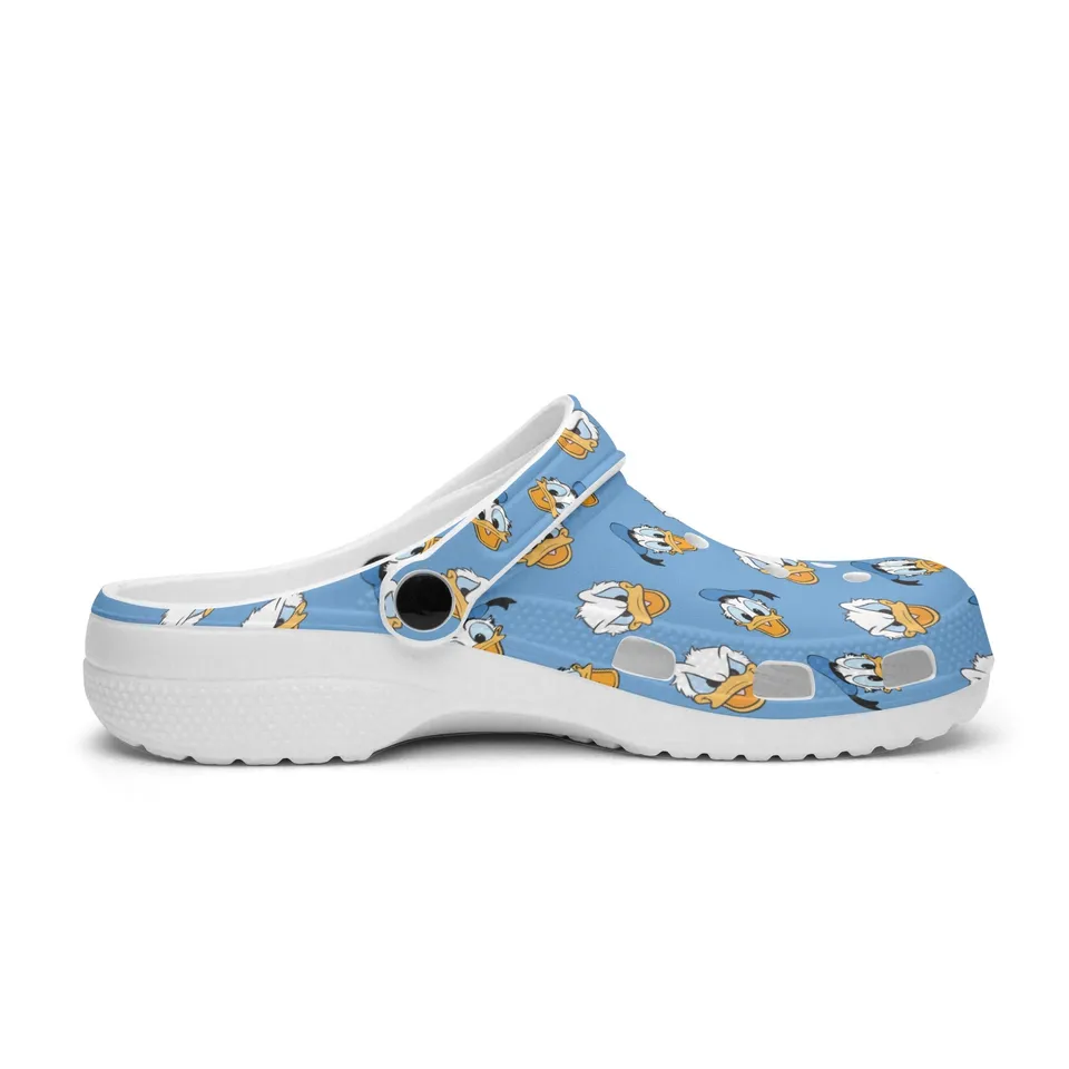 Merchidea Donald Duck Cartoon Crocs Crocband Clogs Shoes Comfortable For Men Women and Kids
