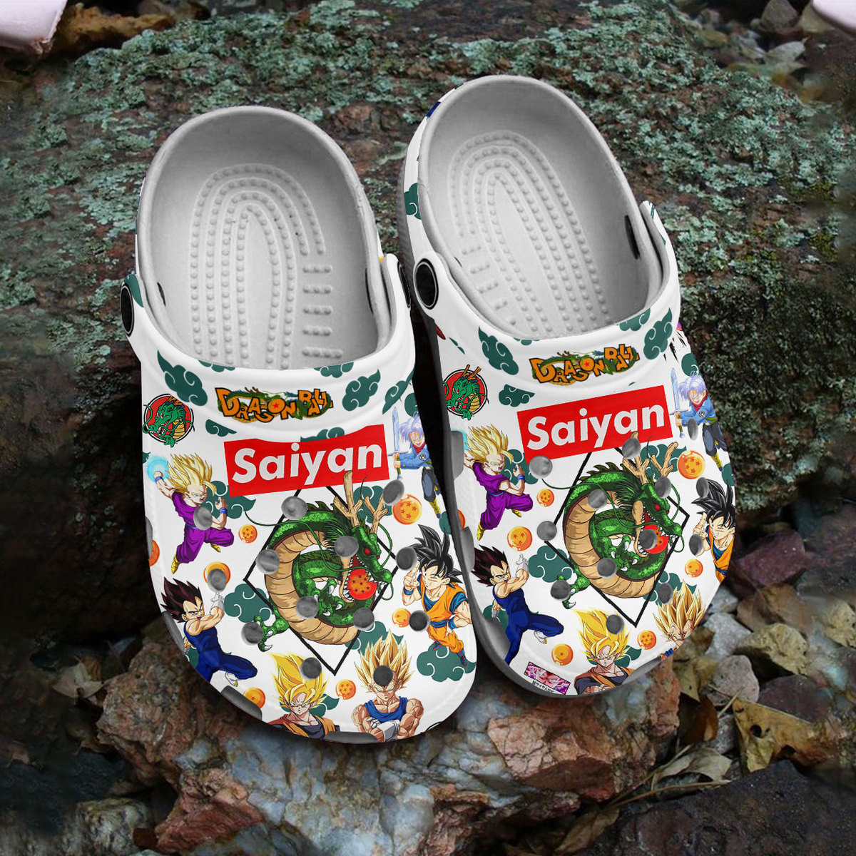 Merchidea Dragon Ball Anime Crocs Crocband Clogs Shoes Comfortable For Men Women and Kids