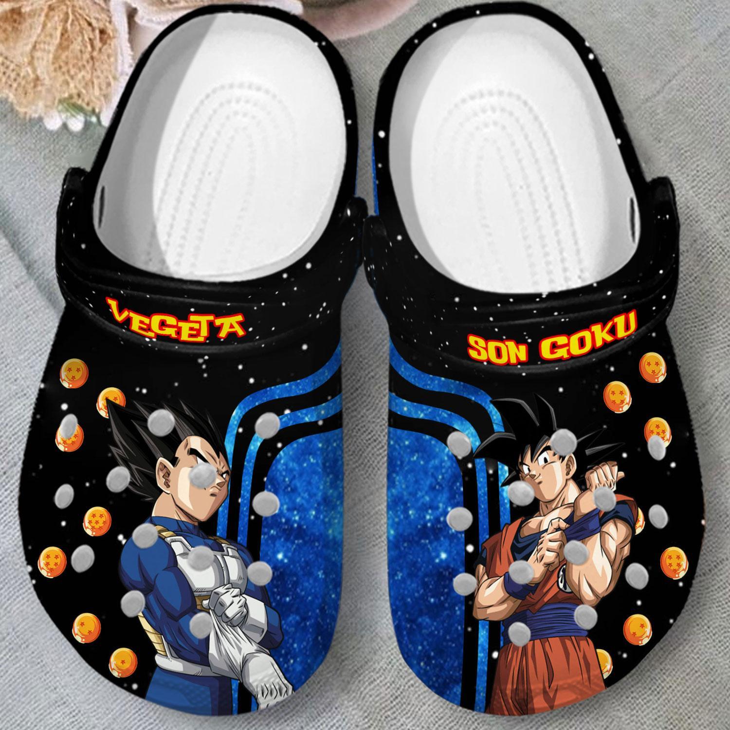 Merchidea Dragon Ball Anime Crocs Crocband Clogs Shoes Comfortable For Men Women and Kids