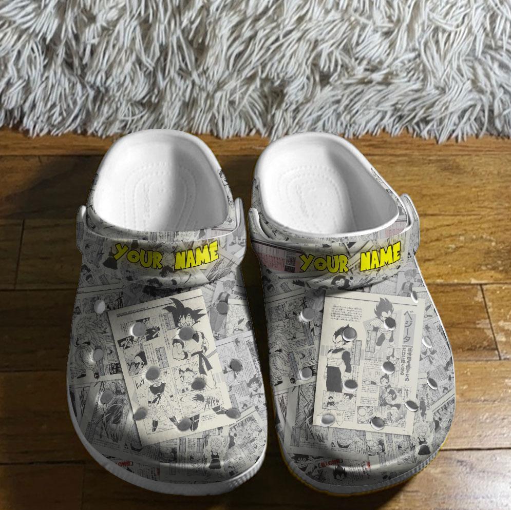 Merchidea Dragon Ball Anime Crocs Crocband Clogs Shoes Comfortable For Men Women and Kids