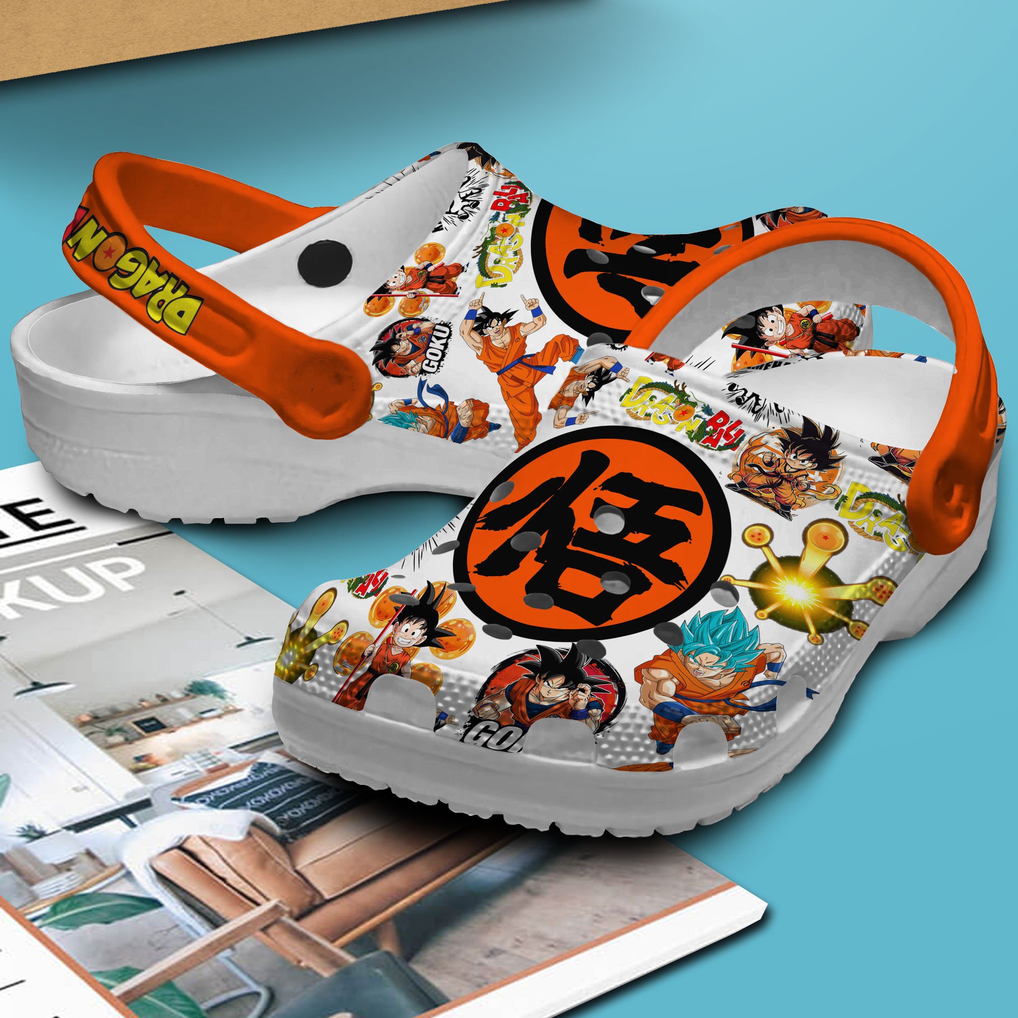 Merchidea Dragon Ball Anime Crocs Crocband Clogs Shoes Comfortable For Men Women and Kids