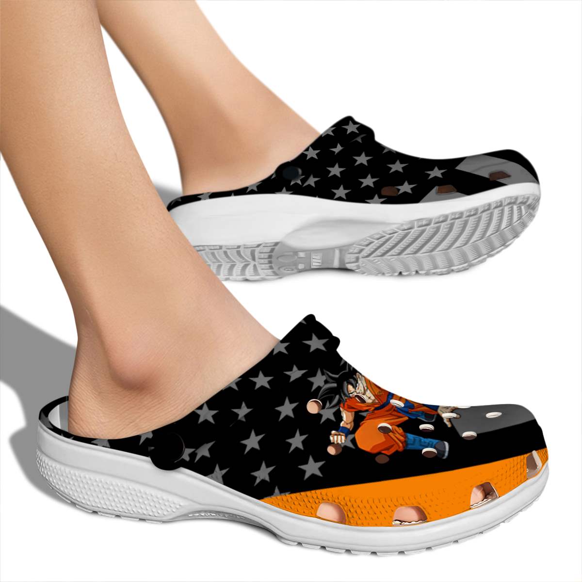 Merchidea Dragon Ball Anime Crocs Crocband Clogs Shoes Comfortable For Men Women and Kids