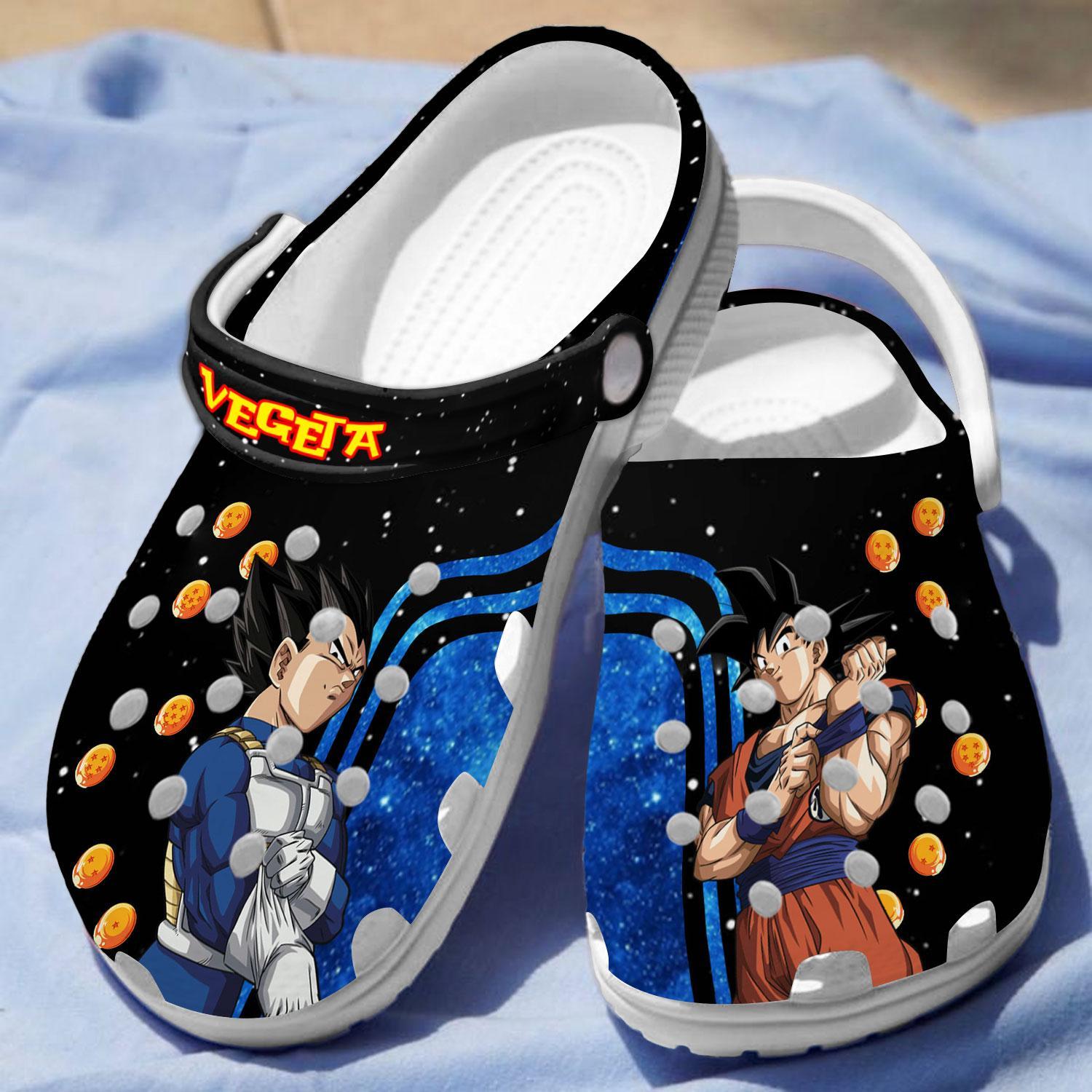Merchidea Dragon Ball Anime Crocs Crocband Clogs Shoes Comfortable For Men Women and Kids