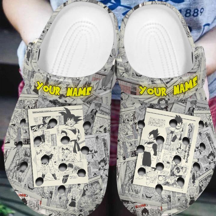 Merchidea Dragon Ball Anime Crocs Crocband Clogs Shoes Comfortable For Men Women and Kids
