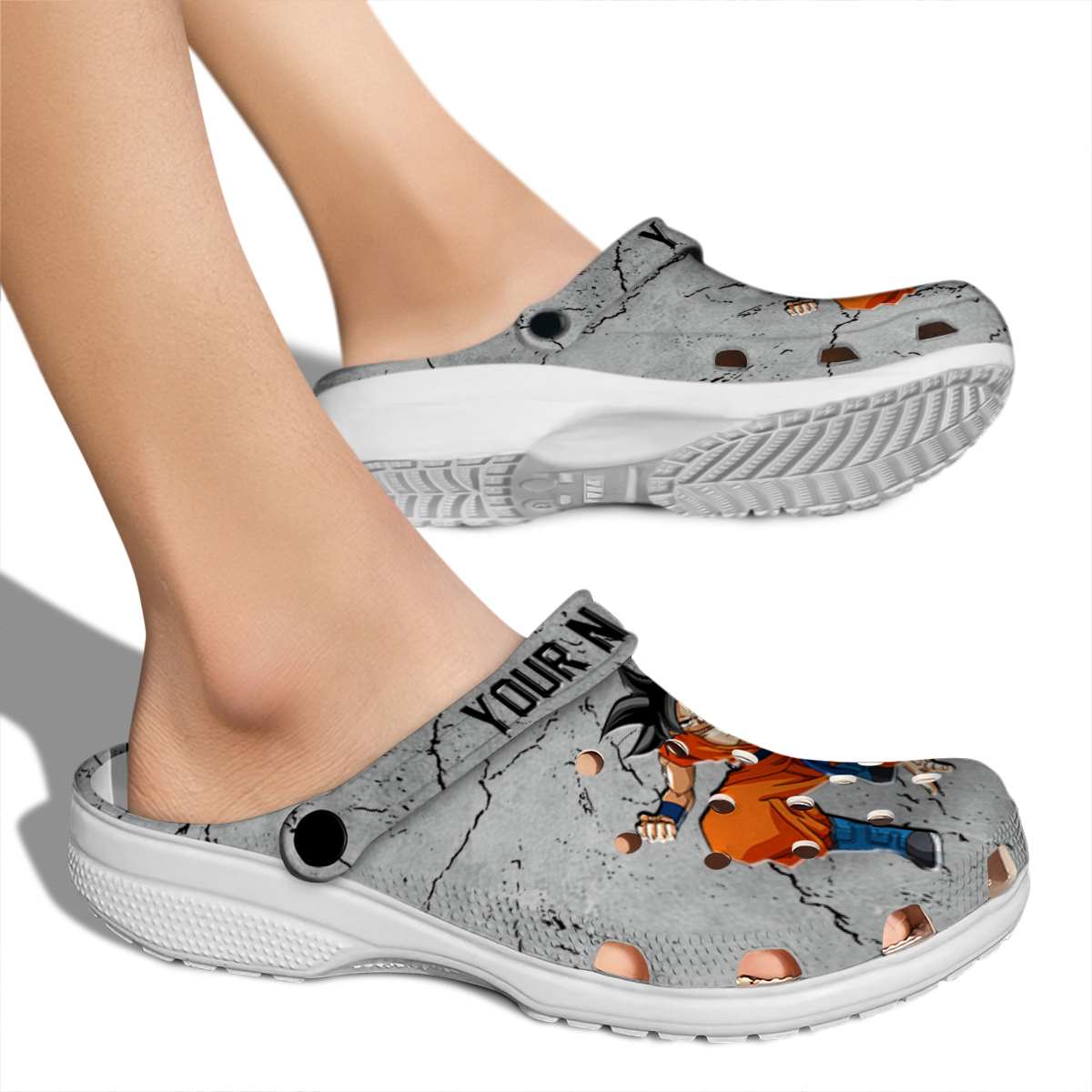 Merchidea Dragon Ball Anime Crocs Crocband Clogs Shoes Comfortable For Men Women and Kids