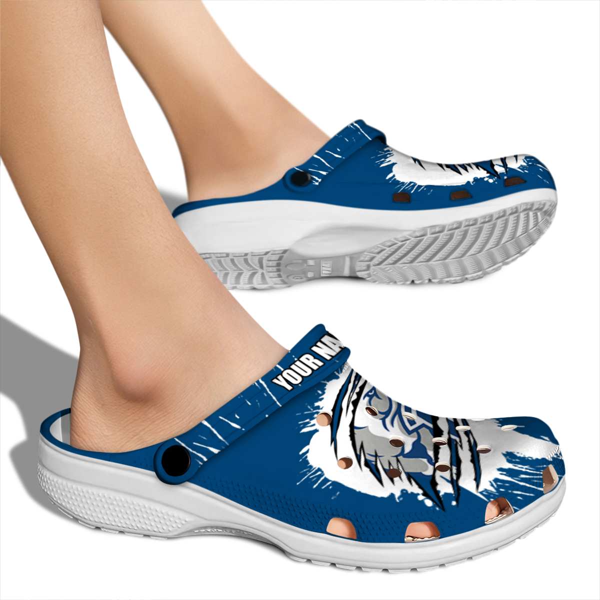 Merchidea Drake Bulldogs NCAA Sport Crocs Crocband Clogs Shoes Comfortable For Men Women and Kids
