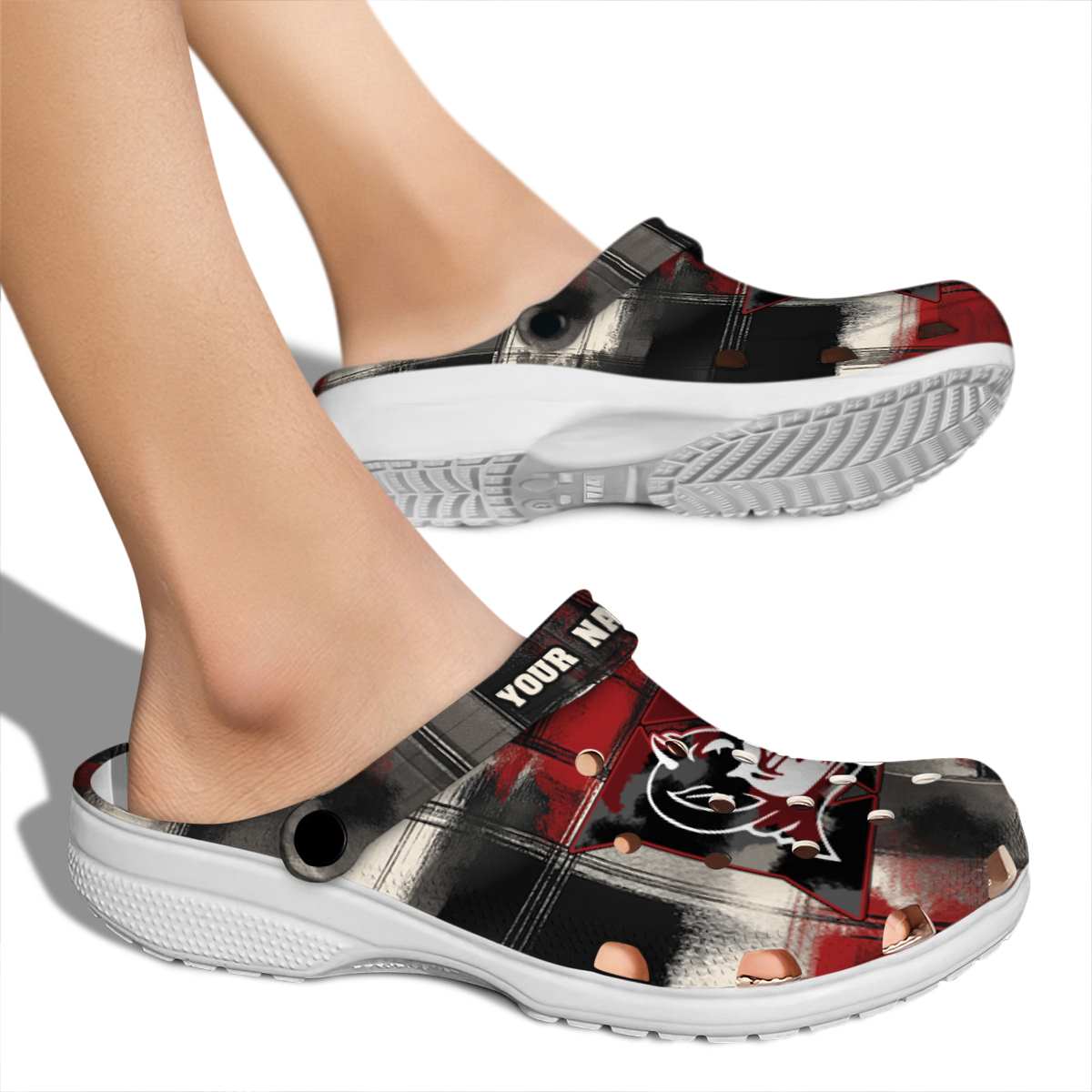 Merchidea Duke Blue Devils NCAA Sport Crocs Crocband Clogs Shoes Comfortable For Men Women and Kids