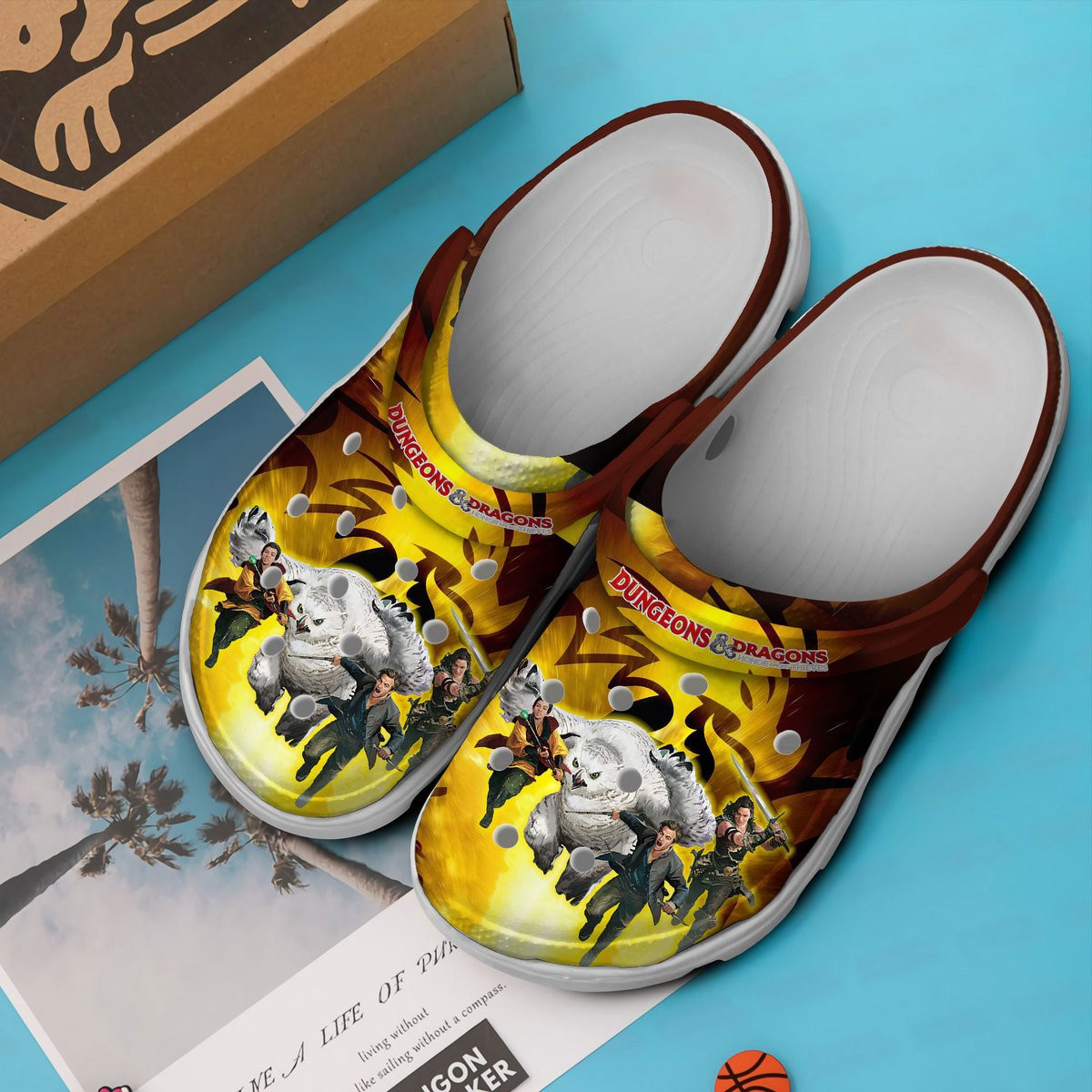 Merchidea Dungeons And Dragons Movie Game Crocs Crocband Clogs Shoes Comfortable For Men Women and Kids