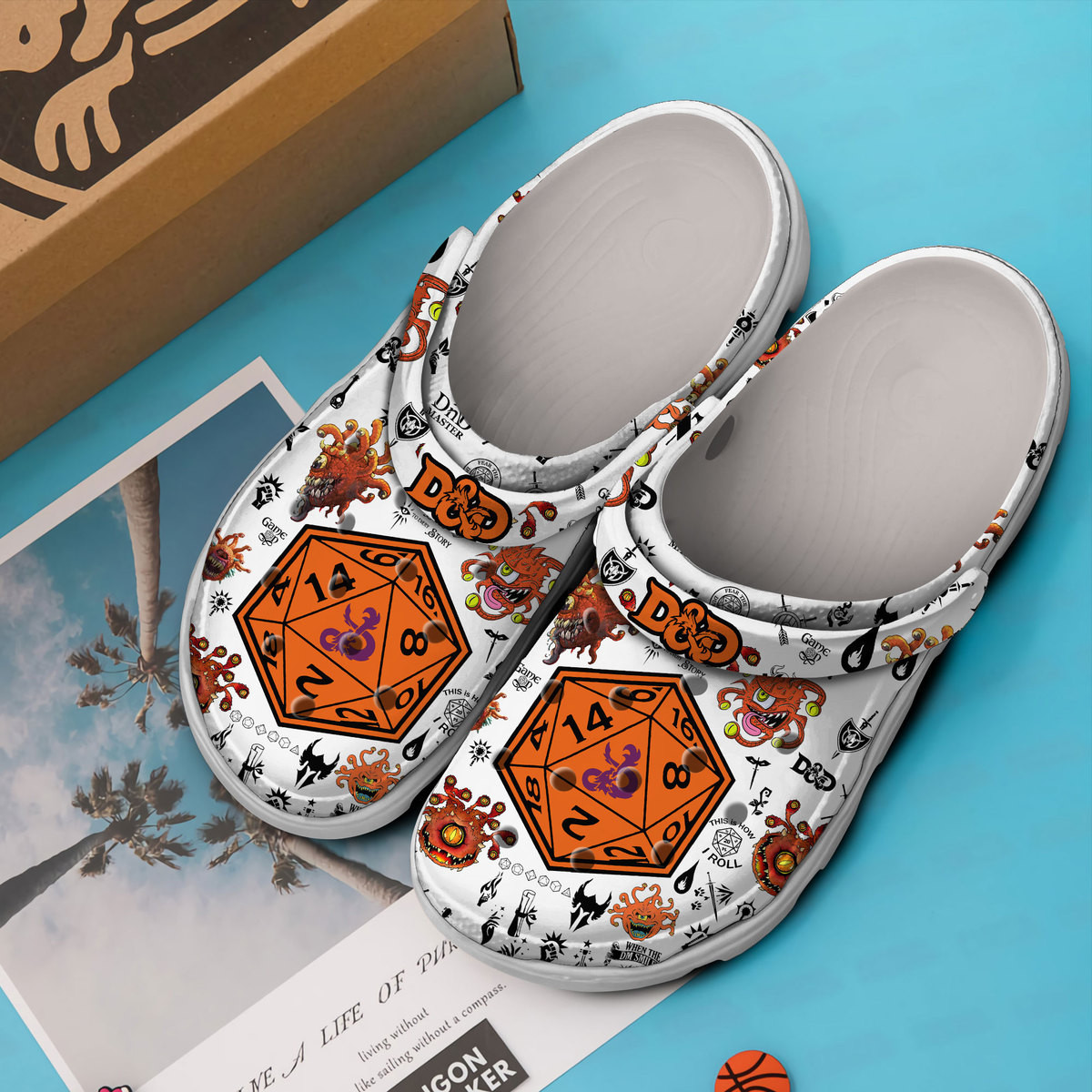 Merchidea Dungeons And Dragons Movie Game Crocs Crocband Clogs Shoes Comfortable For Men Women and Kids