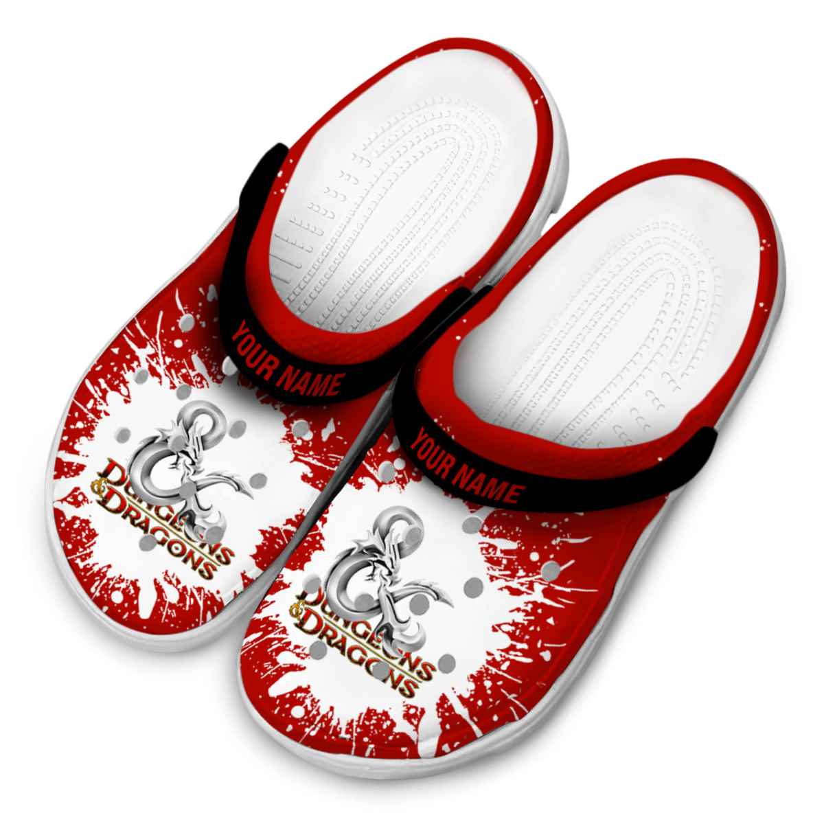 Merchidea Dungeons & Dragons Movie Crocs Crocband Clogs Shoes Comfortable For Men Women and Kids