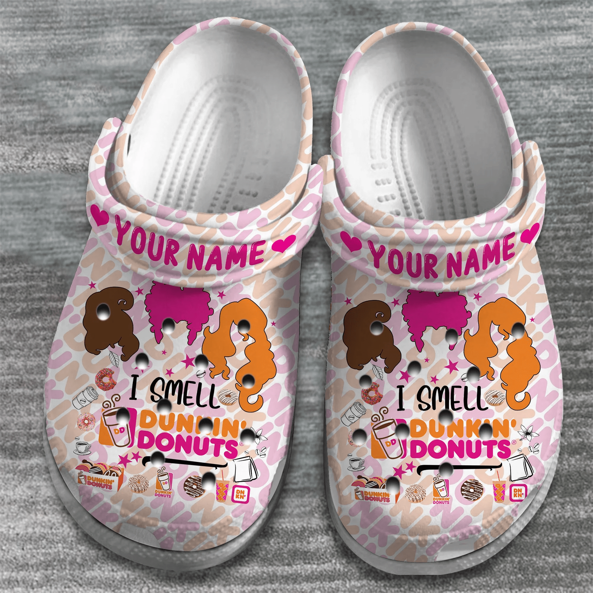 Merchidea Dunkin Donuts Drink Crocs Crocband Clogs Shoes Comfortable For Men Women and Kids