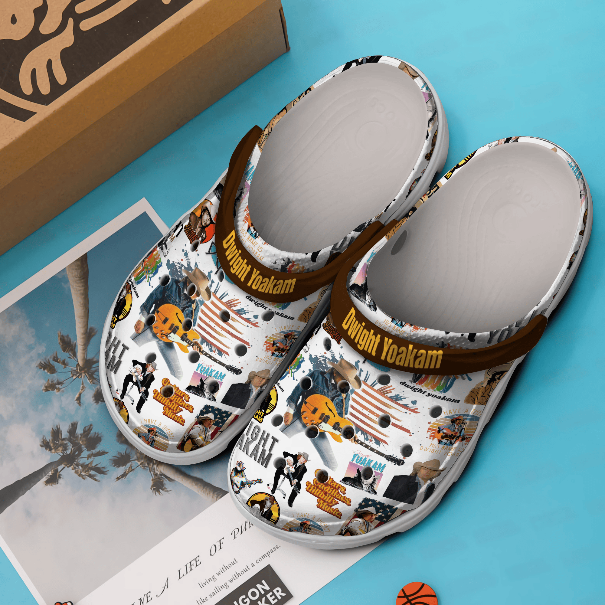 Merchidea Dwight Yoakam Music Crocs Crocband Clogs Shoes Comfortable For Men Women and Kids