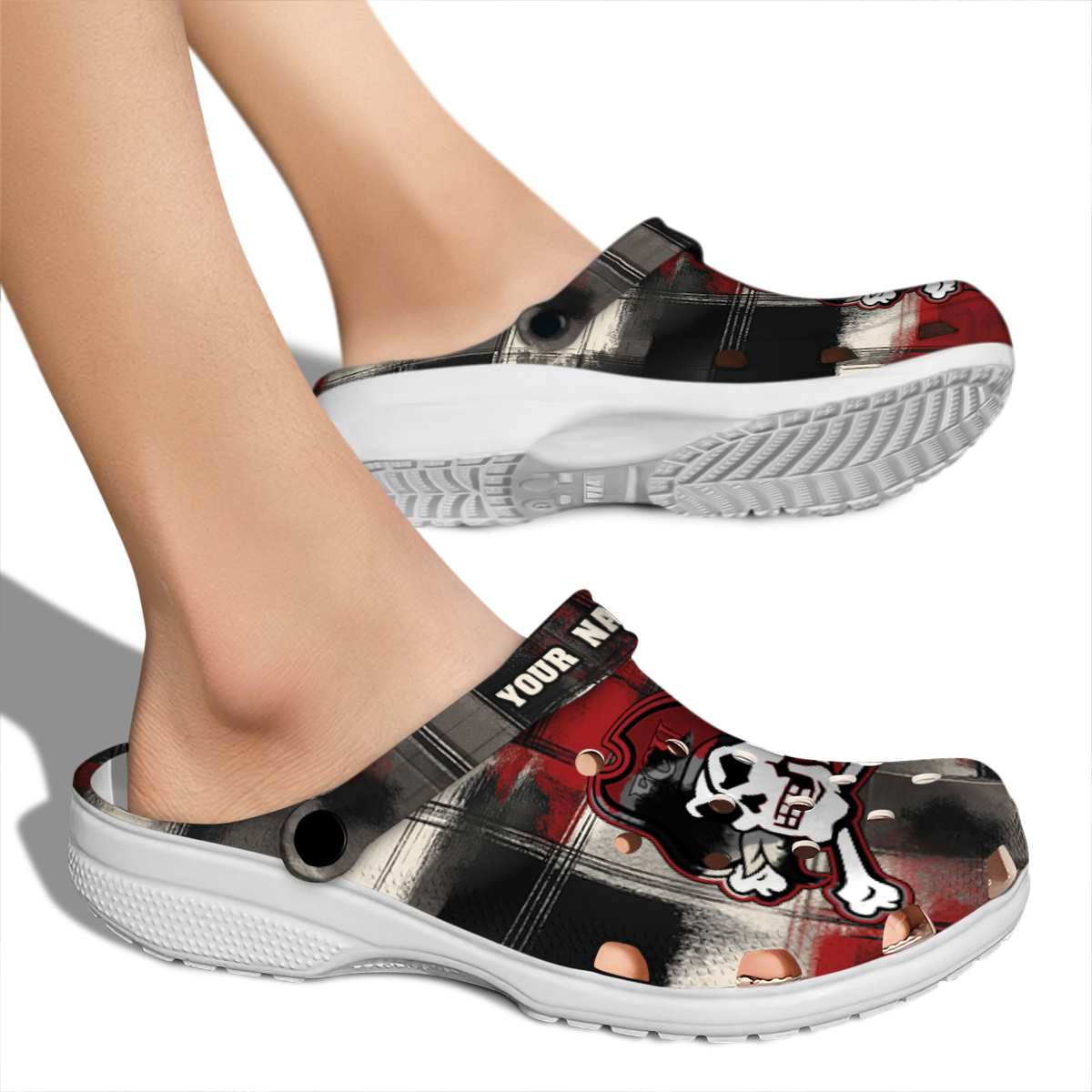 Merchidea East Carolina Pirates NCAA Sport Crocs Crocband Clogs Shoes Comfortable For Men Women and Kids