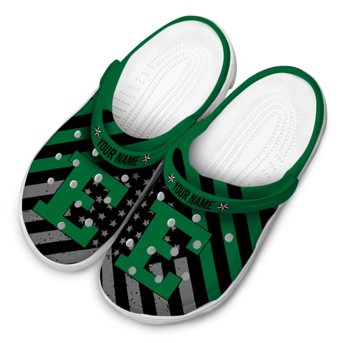Merchidea Eastern Michigan Eagles NCAA Sport Crocs Crocband Clogs Shoes Comfortable For Men Women and Kids