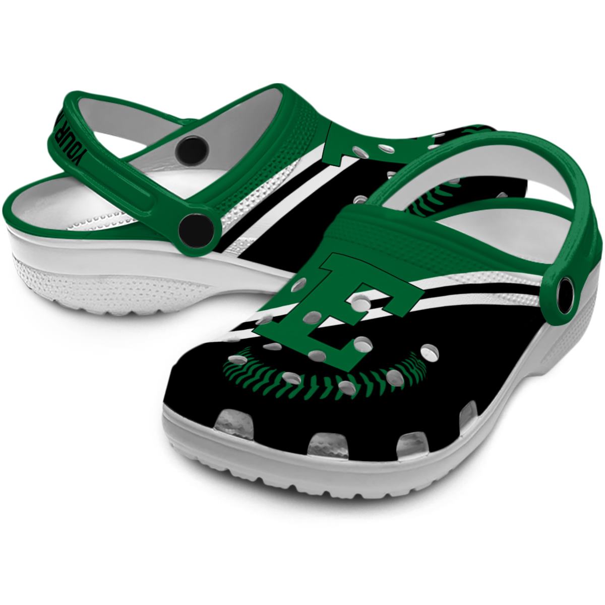 Merchidea Eastern Michigan Eagles NCAA Sport Crocs Crocband Clogs Shoes Comfortable For Men Women and Kids