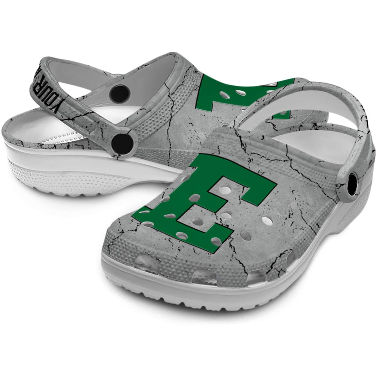 Merchidea Eastern Michigan Eagles NCAA Sport Crocs Crocband Clogs Shoes Comfortable For Men Women and Kids