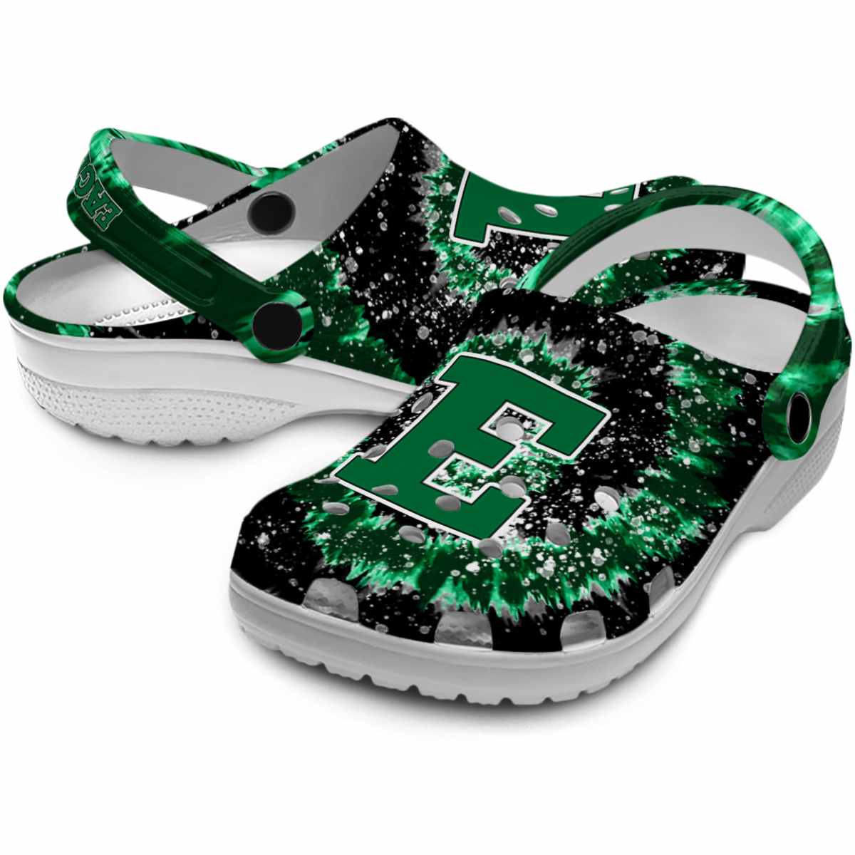Merchidea Eastern Michigan Eagles NCAA Sport Crocs Crocband Clogs Shoes Comfortable For Men Women and Kids