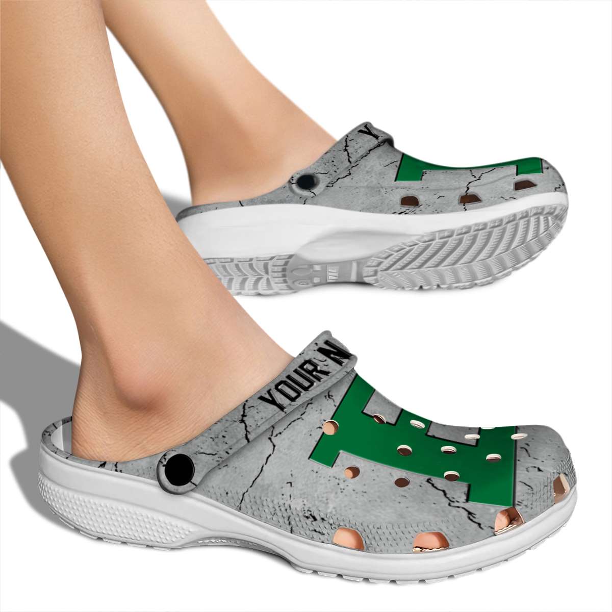 Merchidea Eastern Michigan Eagles NCAA Sport Crocs Crocband Clogs Shoes Comfortable For Men Women and Kids