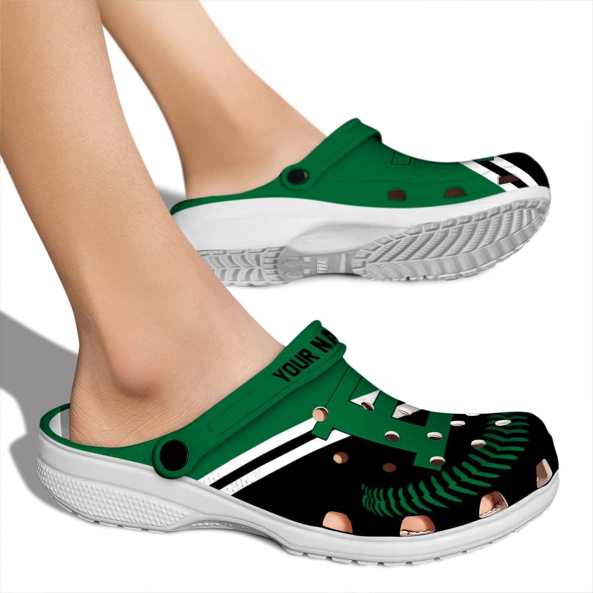 Merchidea Eastern Michigan Eagles NCAA Sport Crocs Crocband Clogs Shoes Comfortable For Men Women and Kids