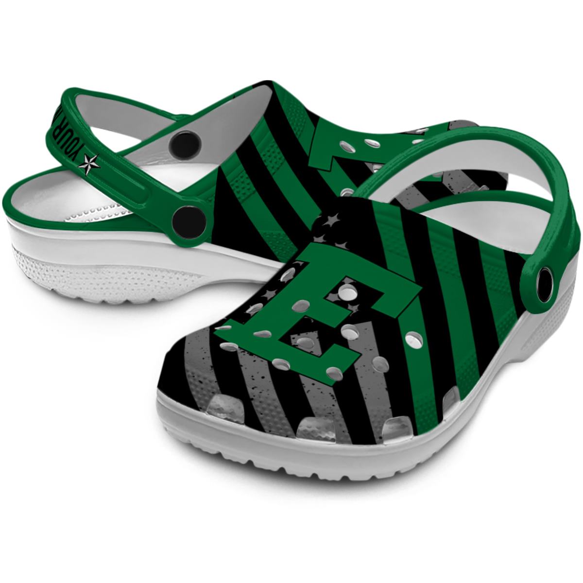 Merchidea Eastern Michigan Eagles NCAA Sport Crocs Crocband Clogs Shoes Comfortable For Men Women and Kids