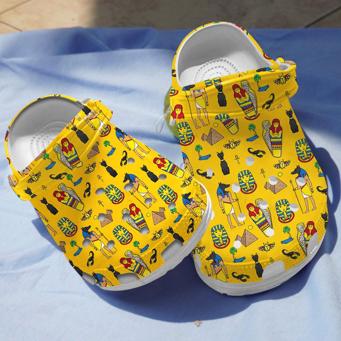 Merchidea Egyptian Crocs Crocband Clogs Shoes Comfortable For Men Women and Kids