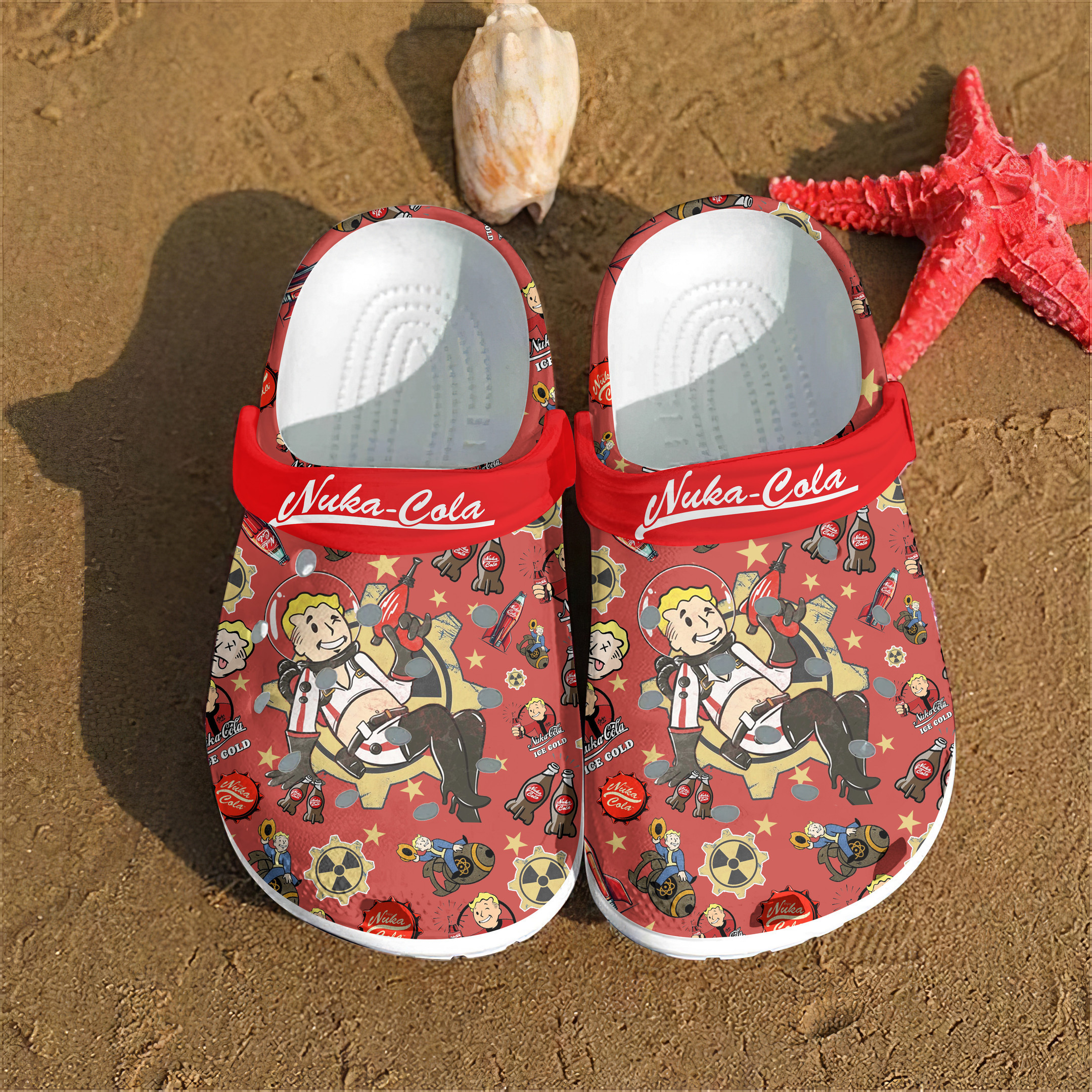 Merchidea Fallout Shelter Game Crocs Crocband Clogs Shoes Comfortable For Men Women and Kids