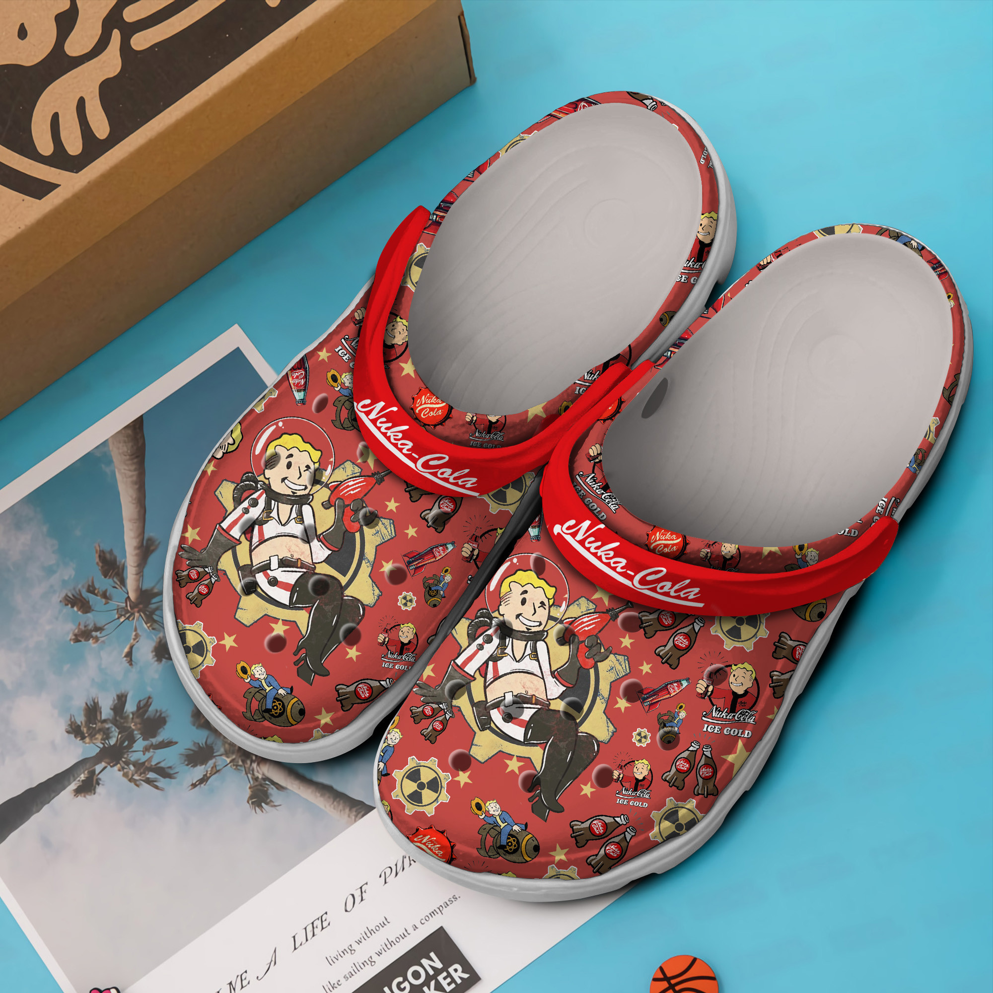 Merchidea Fallout Shelter Game Crocs Crocband Clogs Shoes Comfortable For Men Women and Kids