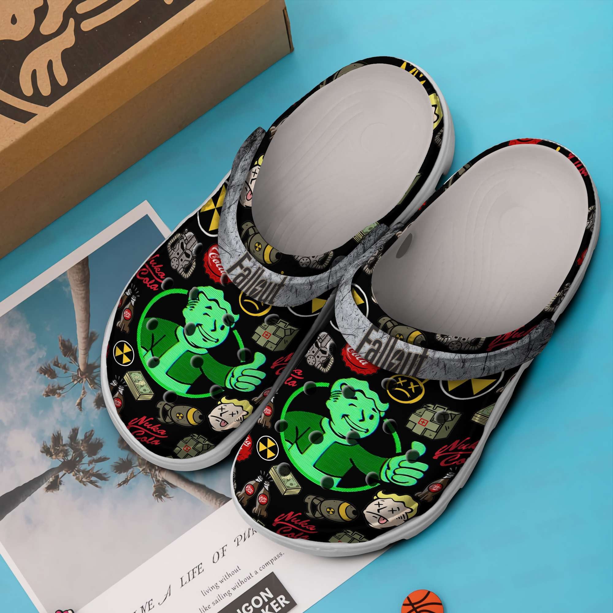 Merchidea Fallout Shelter Game Crocs Crocband Clogs Shoes Comfortable For Men Women and Kids