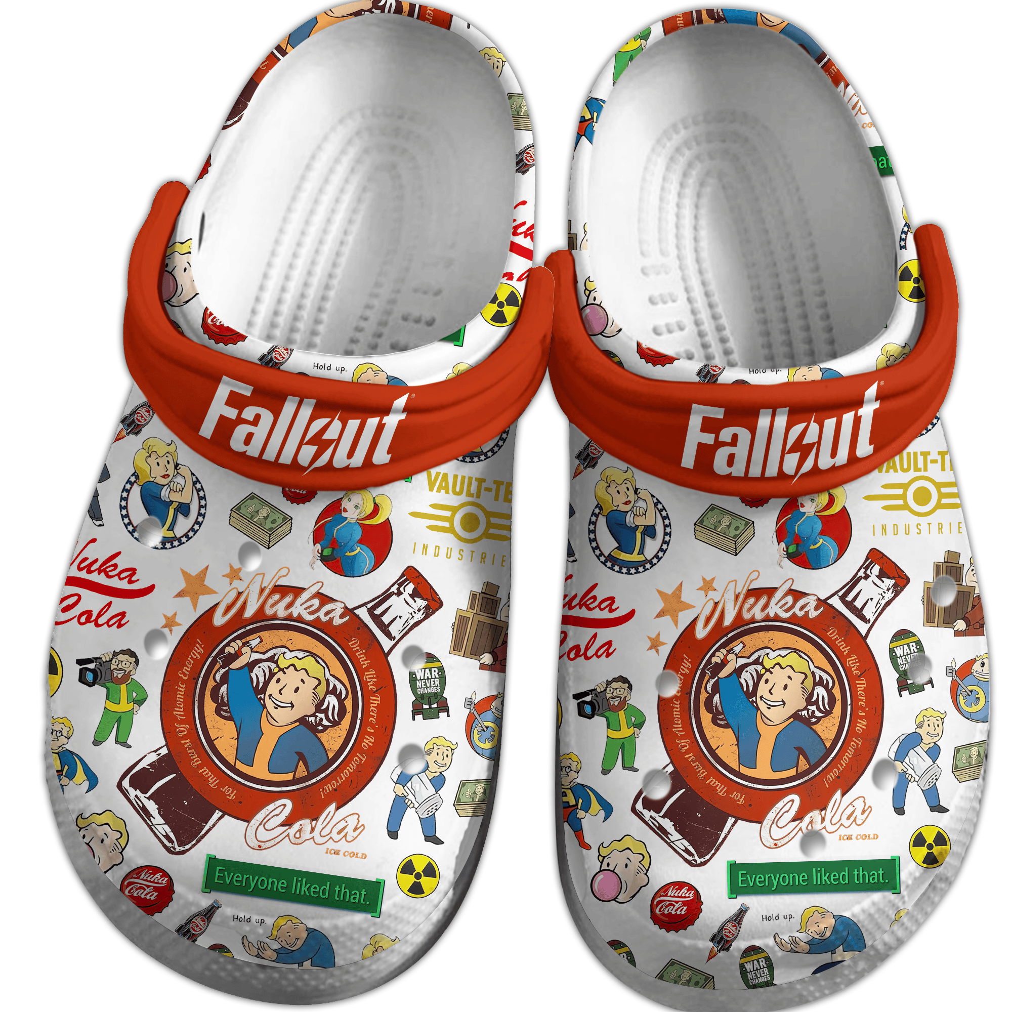 Merchidea Fallout Shelter Game Crocs Crocband Clogs Shoes Comfortable For Men Women and Kids