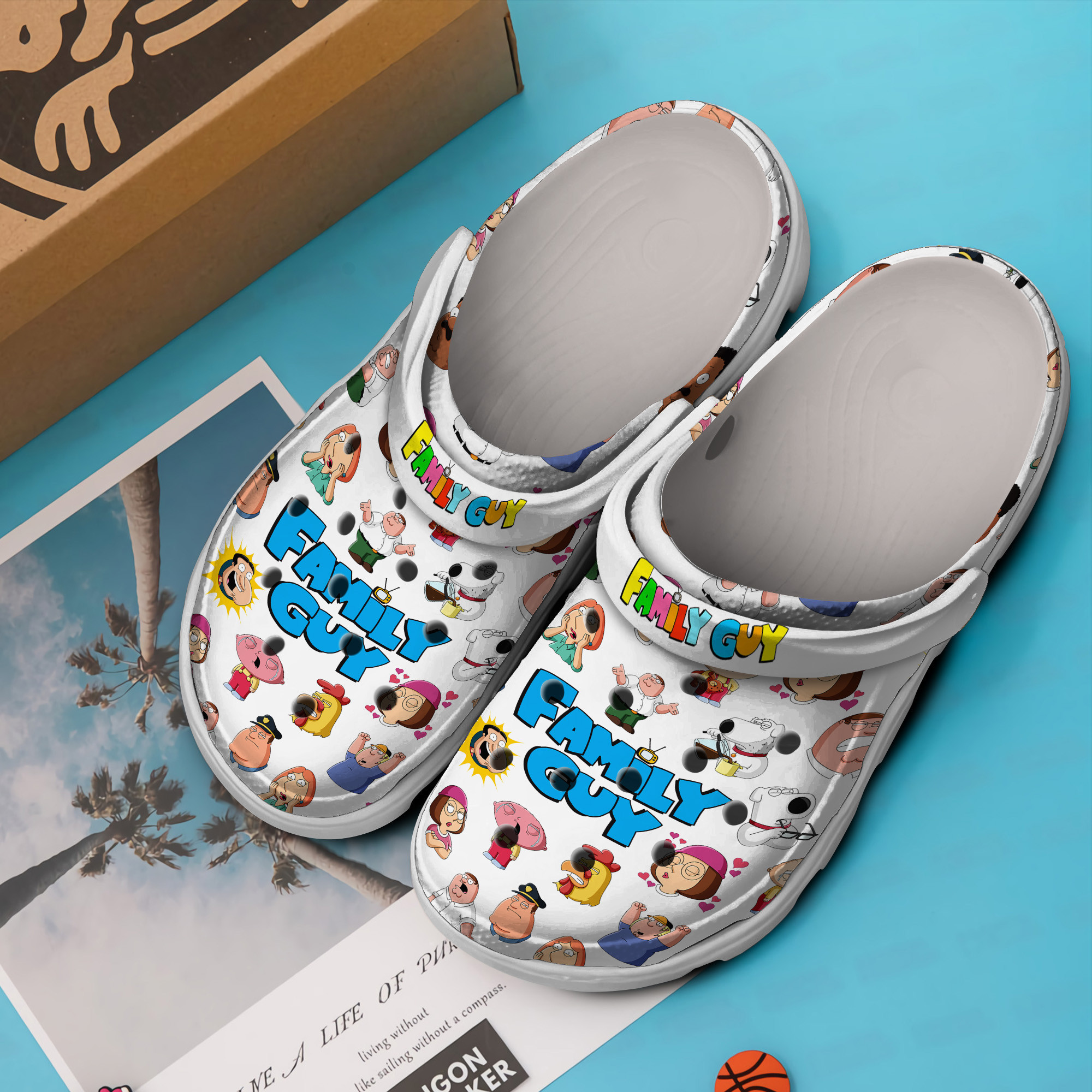 Merchidea Family Guy Movie Crocs Crocband Clogs Shoes Comfortable For Men Women and Kids