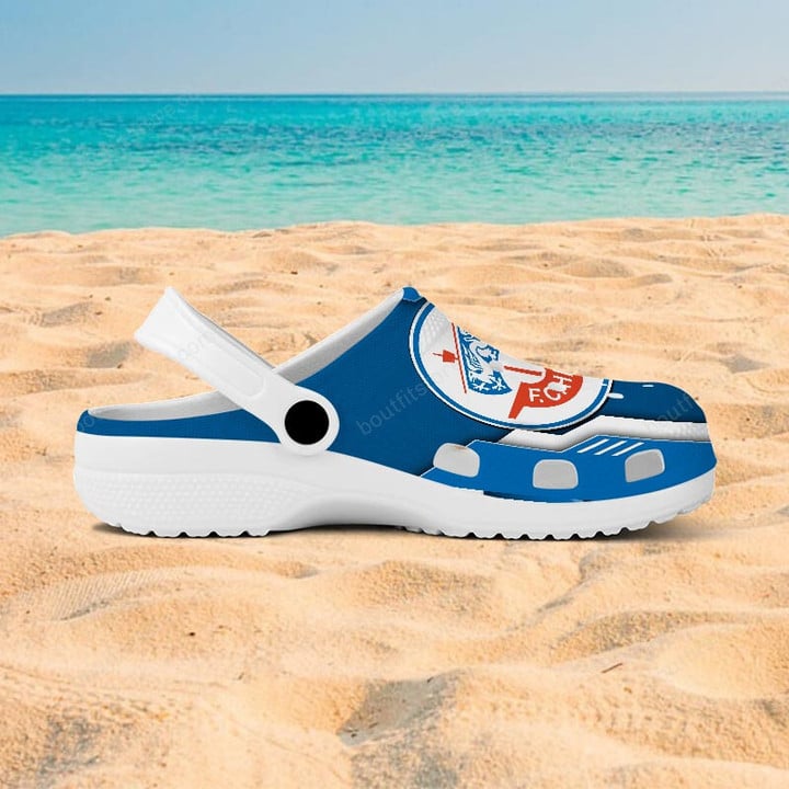 Merchidea FC Hansa Rostock Liga Sport Crocs Crocband Clogs Shoes Comfortable For Men Women and Kids