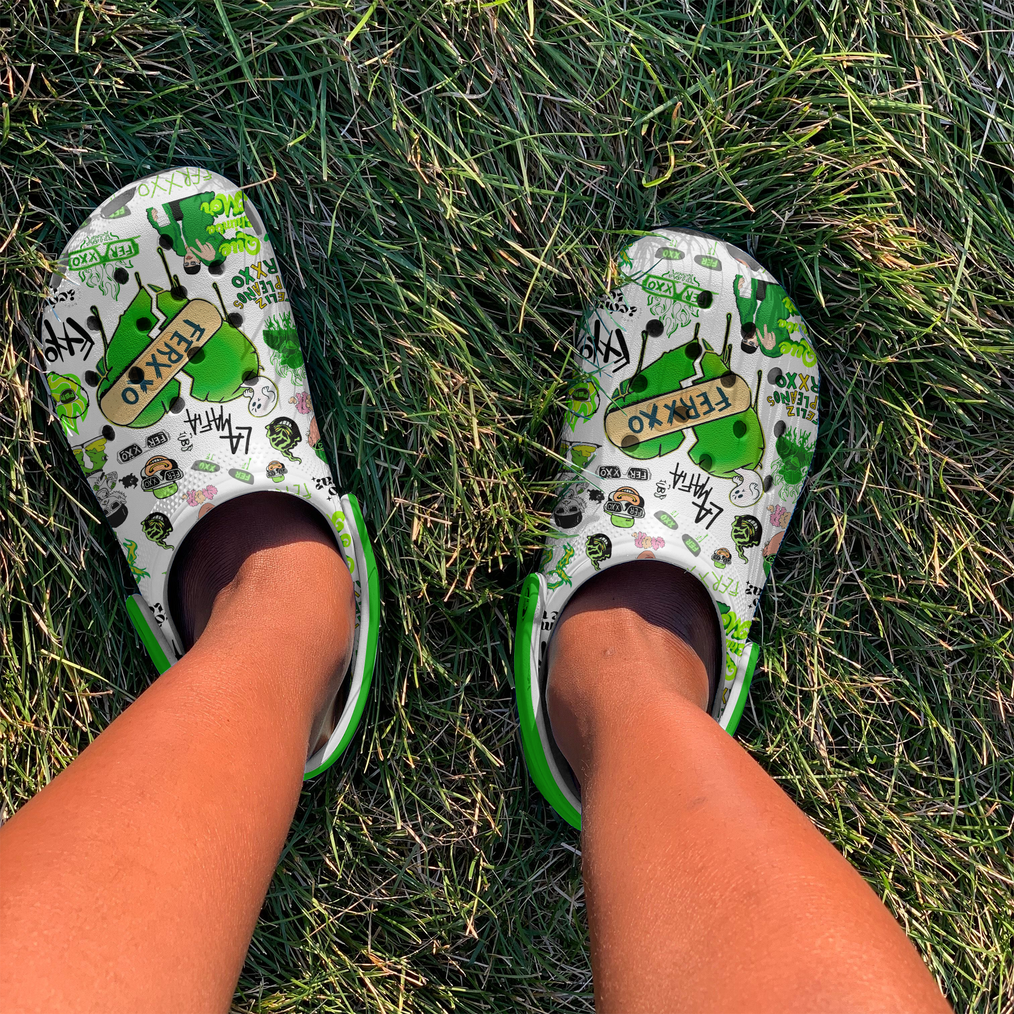 Merchidea Feid Music Crocs Crocband Clogs Shoes Comfortable For Men Women and Kids