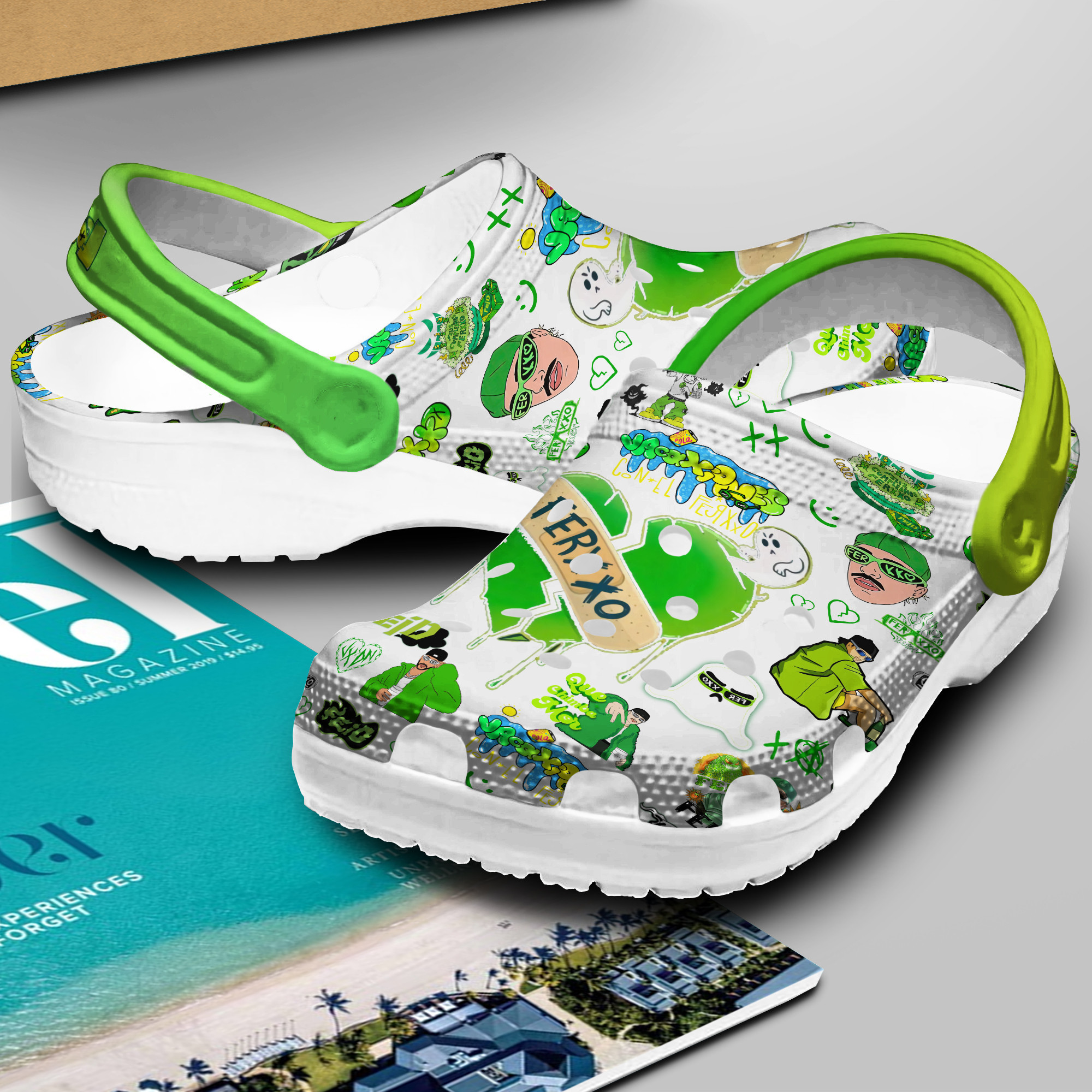 Merchidea Feid Music Crocs Crocband Clogs Shoes Comfortable For Men Women and Kids