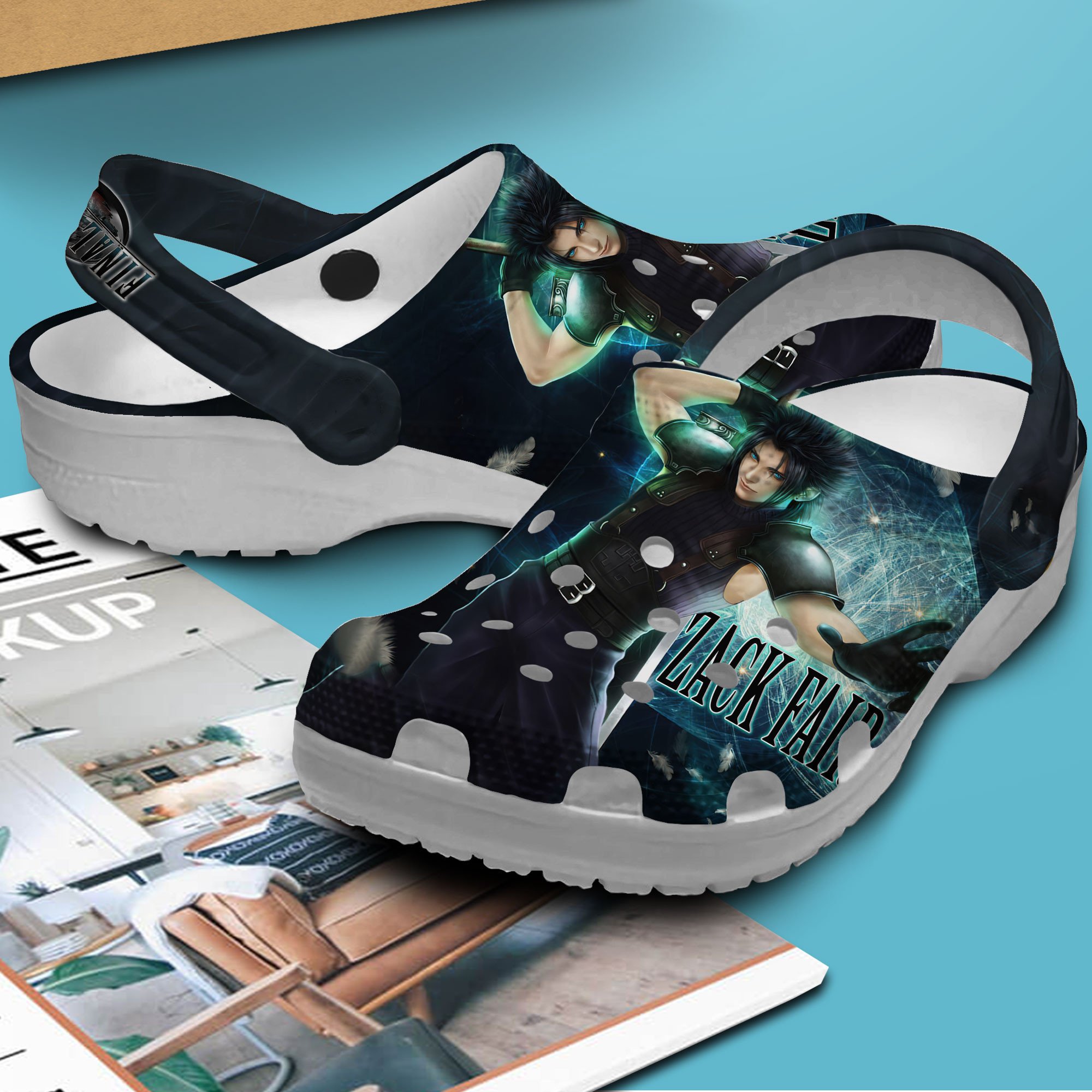 Merchidea Final Fantasy Game Crocs Crocband Clogs Shoes Comfortable For Men Women and Kids