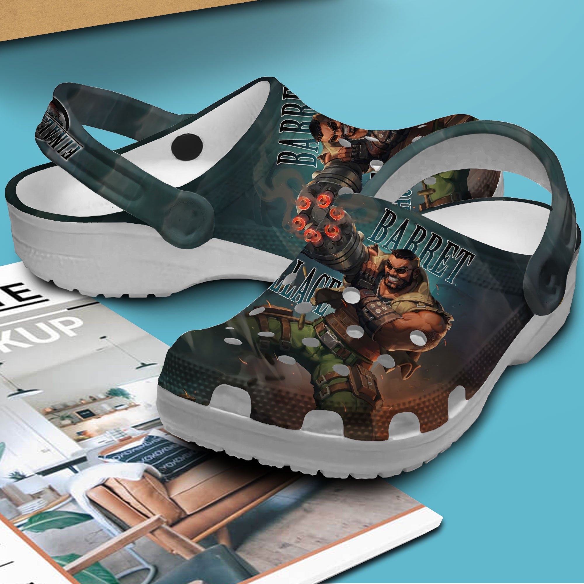 Merchidea Final Fantasy Game Crocs Crocband Clogs Shoes Comfortable For Men Women and Kids