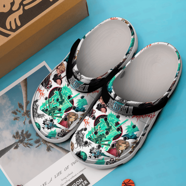 Merchidea Final Fantasy VII Rebirth Movie Crocs Crocband Clogs Shoes Comfortable For Men Women and Kids