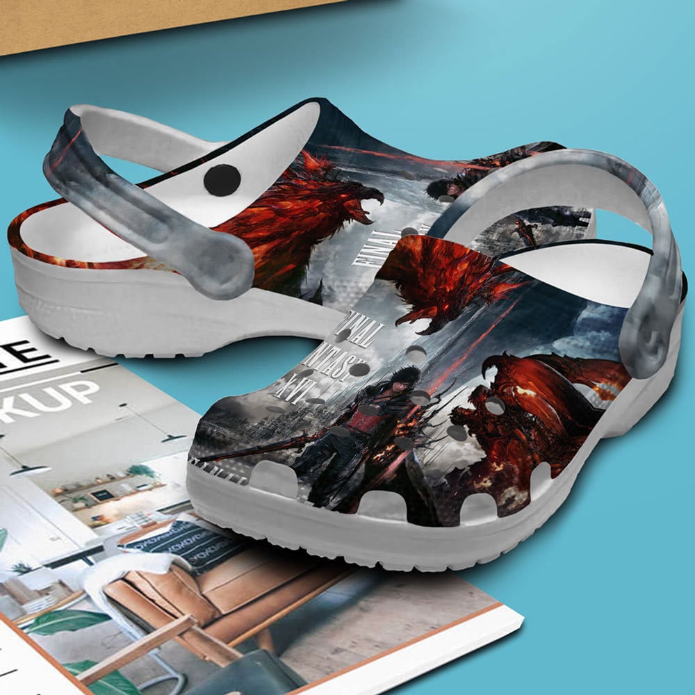 Merchidea Final Fantasy XVI
Game Crocs Crocband Clogs Shoes For Men Women and Kids