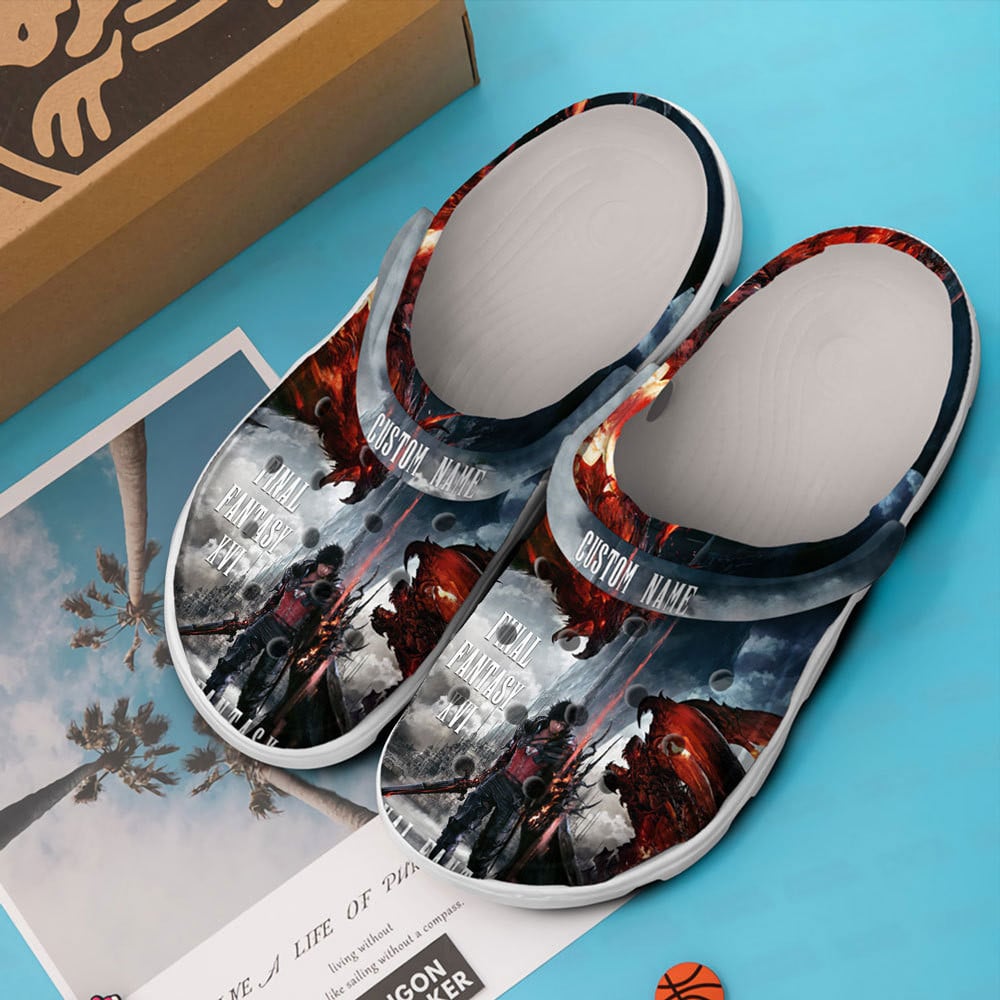 Merchidea Final Fantasy XVI
Game Crocs Crocband Clogs Shoes For Men Women and Kids