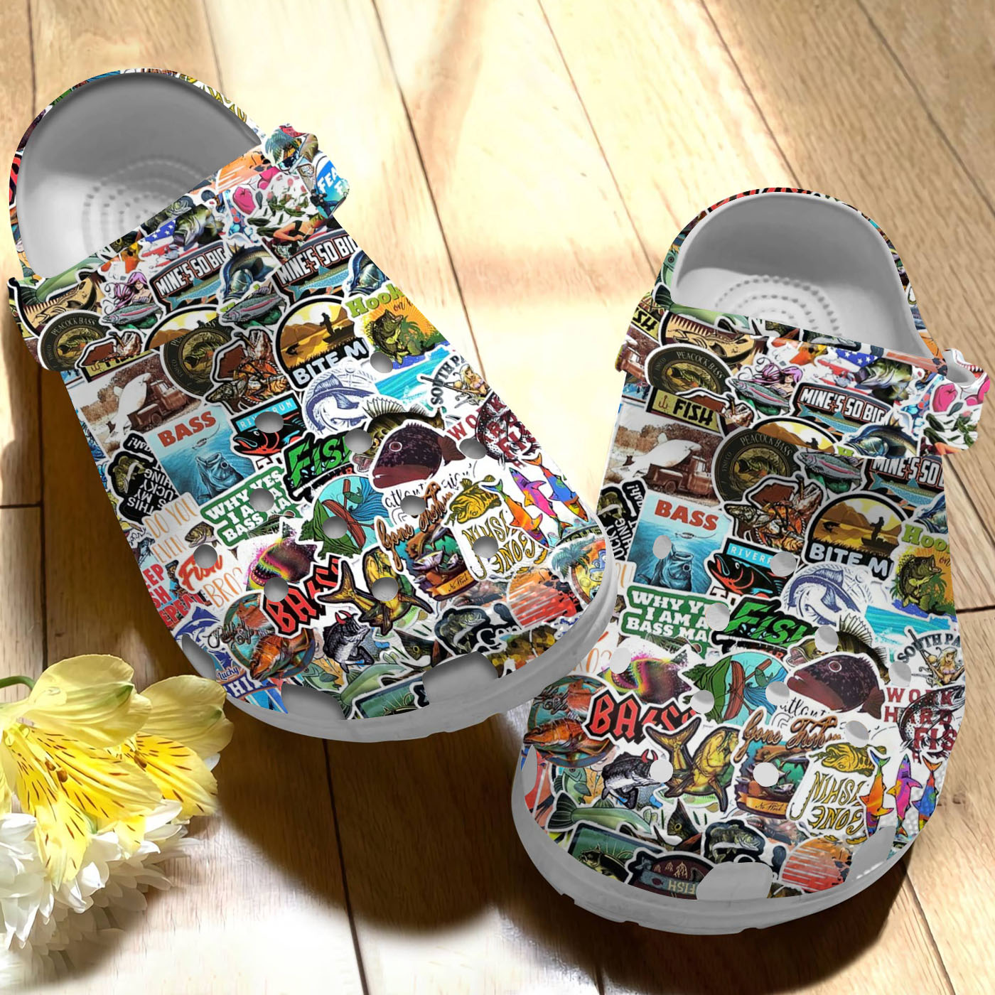 Merchidea Fishing Crocs Crocband Clogs Shoes Comfortable For Men Women and Kids