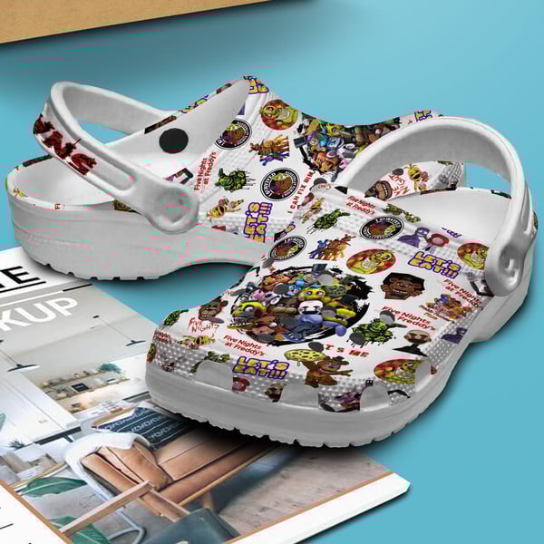 Merchidea Five Nights At Freddy's Movie Crocs Crocband Clogs Shoes Comfortable For Men Women and Kids