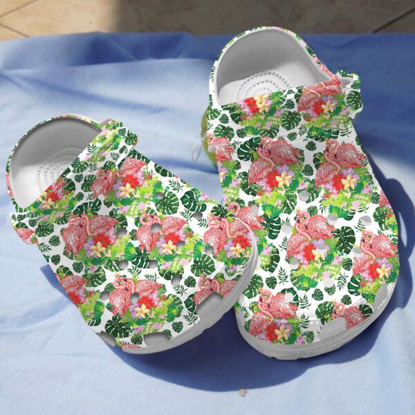 Merchidea Flamingo Crocs Crocband Clogs Shoes Comfortable For Men Women and Kids