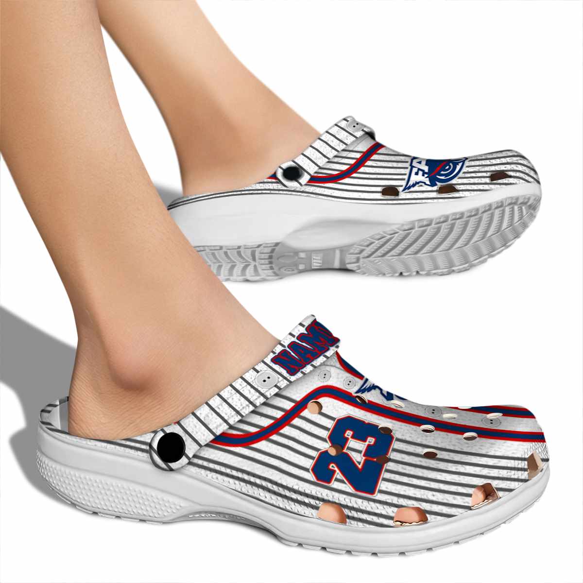 Merchidea Florida Atlantic Owls NCAA Sport Crocs Crocband Clogs Shoes Comfortable For Men Women and Kids